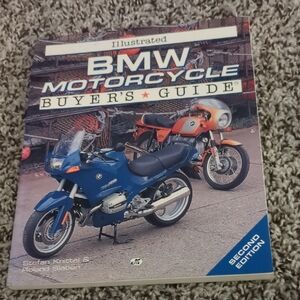 BMW Motorcycle Guide with Blue and Orange Bikes